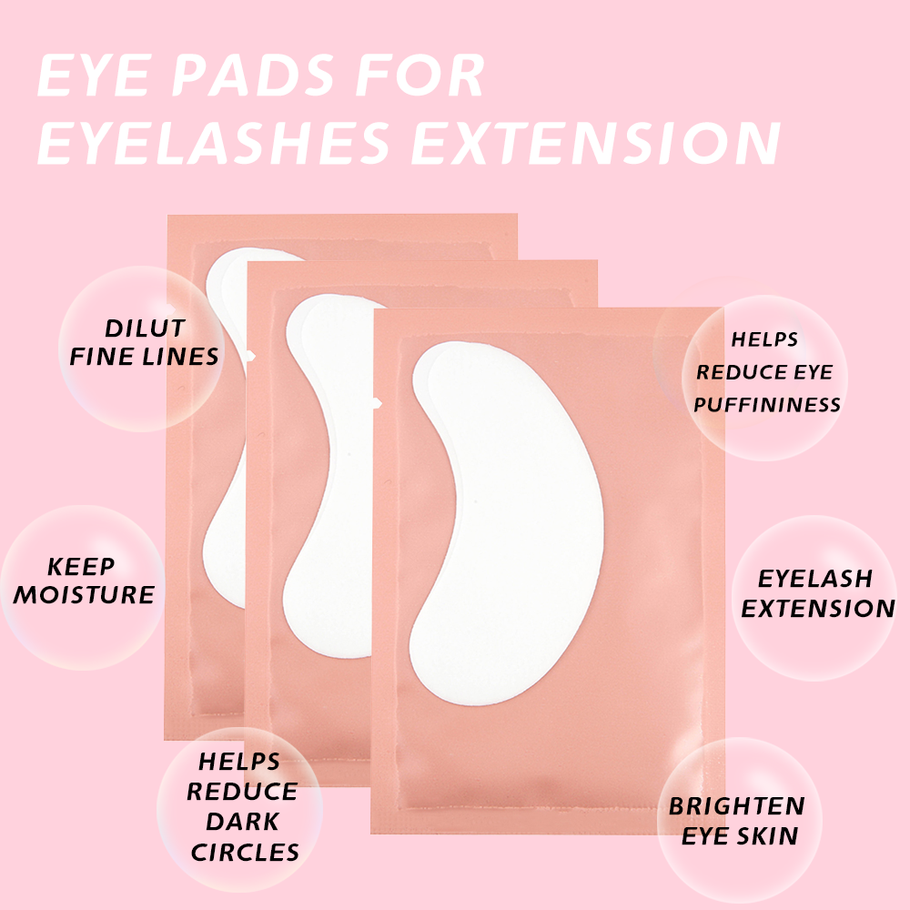 50Pairs/Lots Eye Patches Eyelash Extension Under Eye Pads Makeup