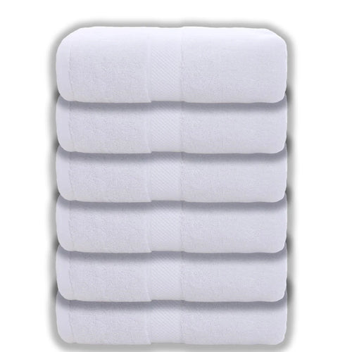 2/4/6pcs Cotton White Face Towels Set-Soft