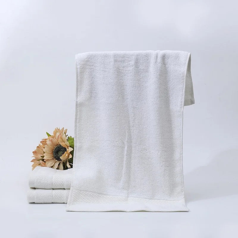 2/4/6pcs Cotton White Face Towels Set-Soft