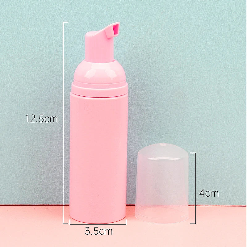 60ML Eyelash Extension Cleaning Bottle Empty Plastic Mousse Cleanser