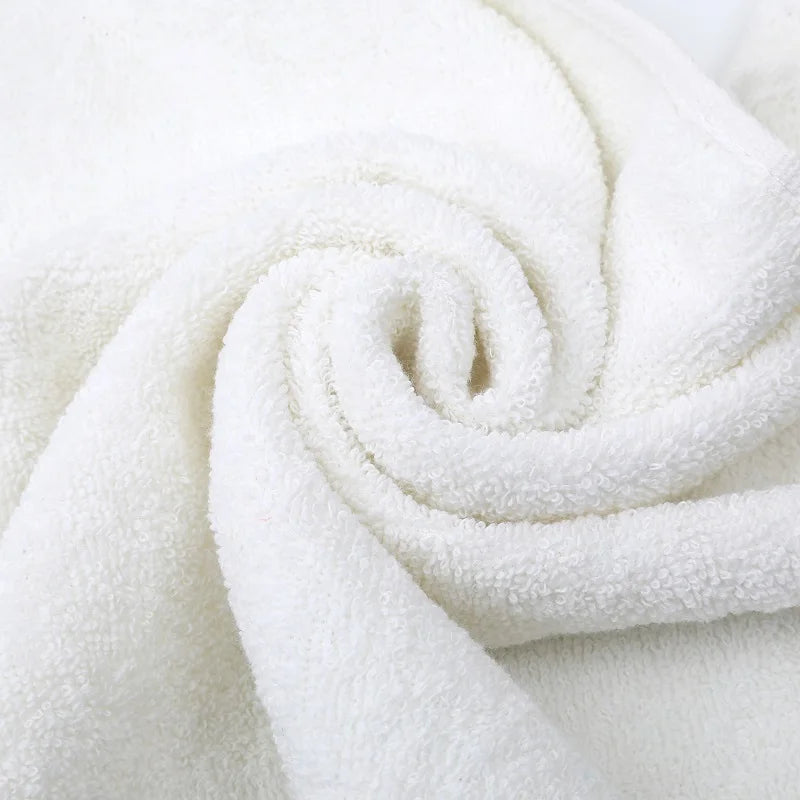 2/4/6pcs Cotton White Face Towels Set-Soft