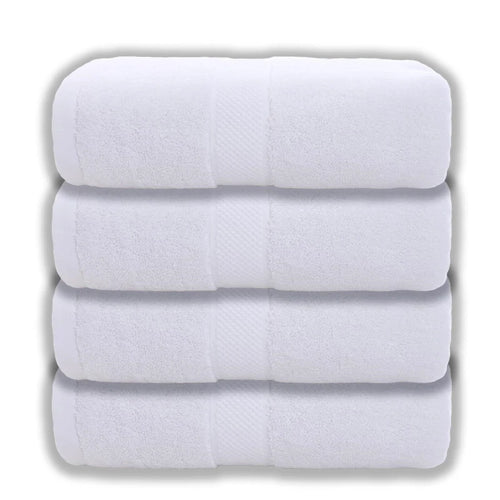 2/4/6pcs Cotton White Face Towels Set-Soft