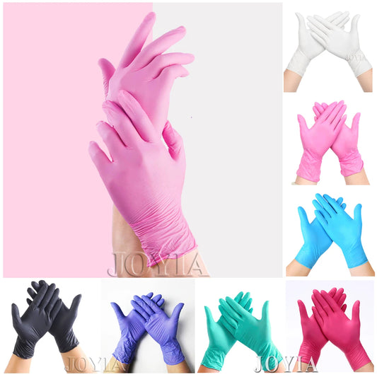 Colored Nitrile Disposable Gloves 20-50-100