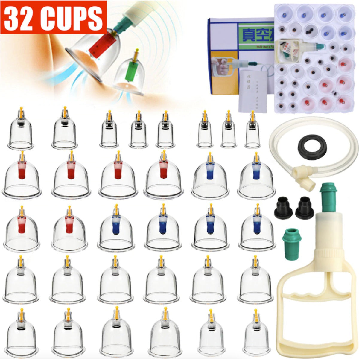 32 PCS Massage Cupping Therapy Set